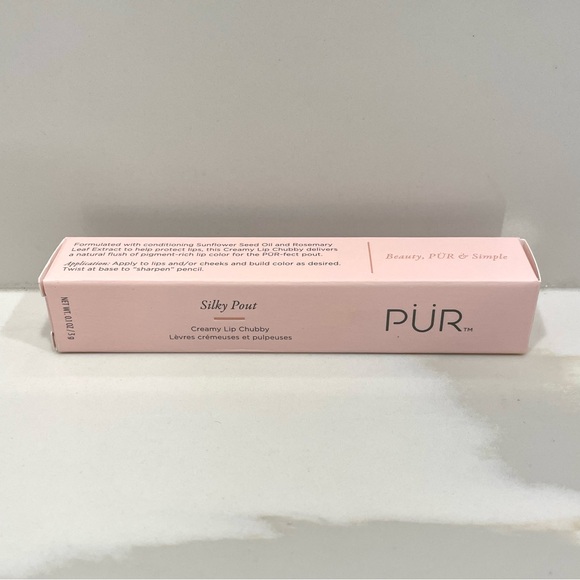 NEW Pur Silky Pout Creamy Lip Chubby Lip Pencil (Blushing Rosé) - Picture 1 of 6